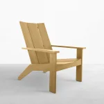 Ashland N-dura Wood Outdoor Adirondack Lounge Chair - Image 4