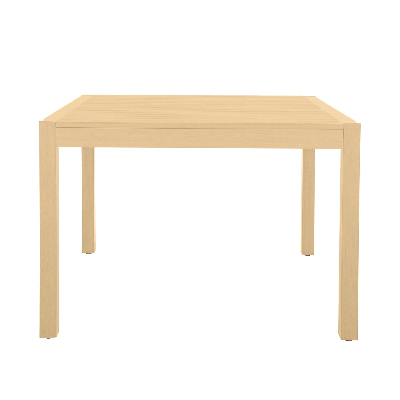 Portside Resin Square Outdoor Slatted Table Top 42 In. W X 29.5 In. H