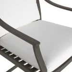 Monaco Wrought Aluminum Outdoor Counter Stool 43.75 In. - Image 4