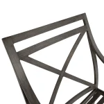 Monaco Wrought Aluminum Outdoor Counter Stool 43.75 In. - Image 5
