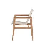 Coast Teak Outdoor Seating Arm Chair - Image 3