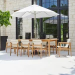 Coast Teak Outdoor Seating Arm Chair - Image 6