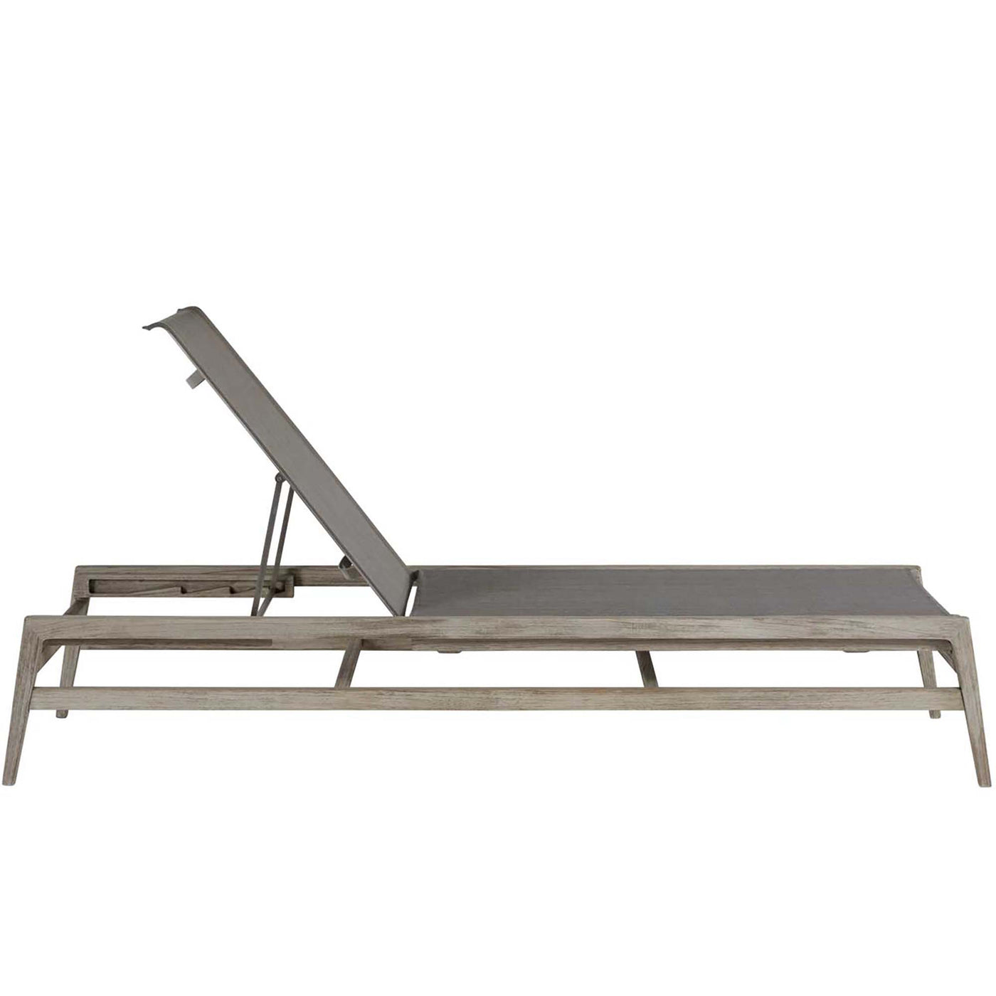 Coast Teak Sling Outdoor Chaise Lounge
