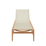 Coast Teak Sling Outdoor Chaise Lounge - Image 9