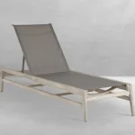 Coast Teak Sling Outdoor Chaise Lounge - Image 11