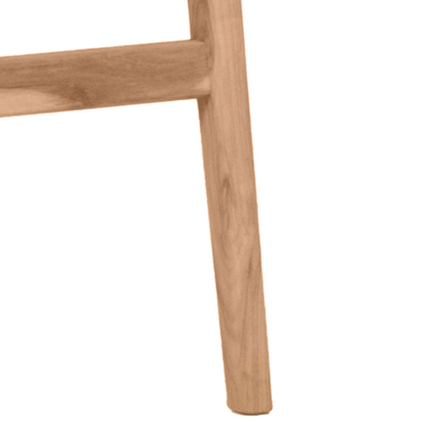 Coast Teak Sling Outdoor Backless Bar Stool 30 In.