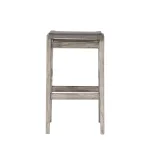 Coast Teak Sling Outdoor Backless Bar Stool 30 In. - Image 3