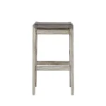Coast Teak Sling Outdoor Backless Bar Stool 30 In. - Image 6