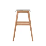 Coast Teak Sling Outdoor Backless Bar Stool 30 In. - Image 14
