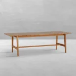 Coast Teak Rectangle Outdoor Extendable Table - Image 7