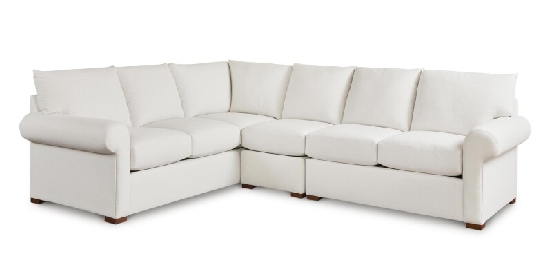 Hanover Roll Arm L-Shaped Sectional