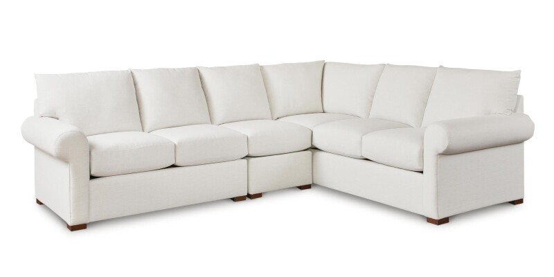 Hanover Roll Arm L-Shaped Sectional