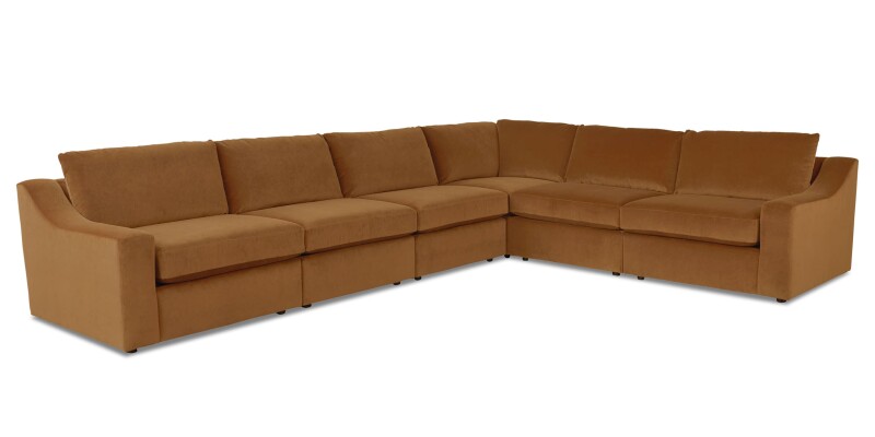 Blake Slope Arm Modular L-Shaped Sectional