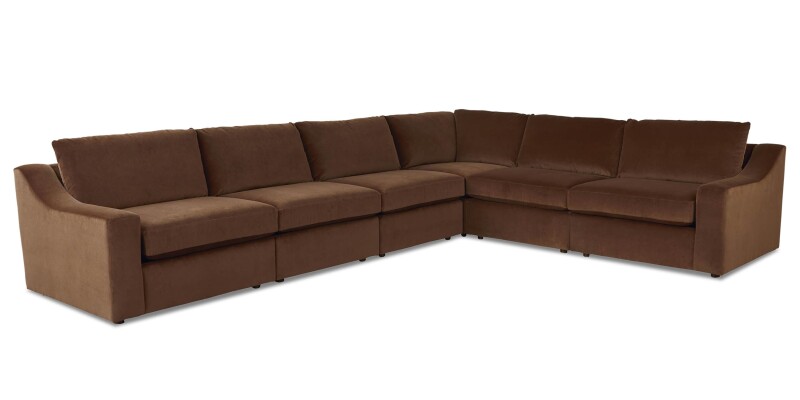 Blake Slope Arm Modular L-Shaped Sectional