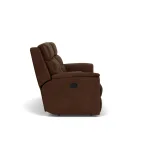 Mason Fabric Reclining Loveseat with Console - Image 4