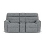 Mason Fabric Reclining Loveseat with Console - Image 6