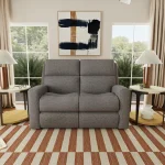 Score Fabric Power Reclining Loveseat with Power Headrests & Lumbar - Image 3
