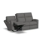 Score Fabric Power Reclining Sofa with Power Headrests & Lumbar - Image 11