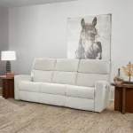 Score Fabric Power Reclining Sofa with Power Headrests & Lumbar - Image 3