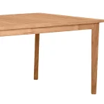 Woodlawn Teak Rectangle Outdoor Slatted Table 110 In. W X 31 In.h