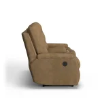 Kerrie Fabric Power Reclining Loveseat with Console - Image 4