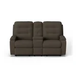 Kerrie Fabric Power Reclining Loveseat with Console - Image 7