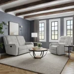 Arlo Fabric Reclining Loveseat - Image 9