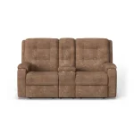 Arlo Fabric Power Reclining Loveseat with Console & Power Headrests - Image 7