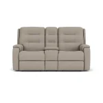 Arlo Fabric Power Reclining Loveseat with Console & Power Headrests & Lumbar - Image 3