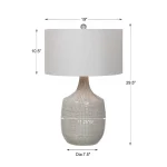 Felipe Table Lamp, Light Gray - Image 11