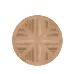 Lakeshore Teak Round Outdoor Pedestal Table 72 In. W X 30.75 In. H - Image 11