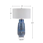 Magellan Table Lamp, Blue - Image 8