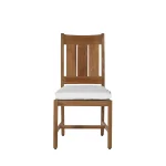 Croquet Teak Outdoor Side Chair