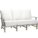 Croquet Teak Outdoor Sofa - Image 3