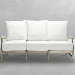 Croquet Teak Outdoor Sofa - Image 7