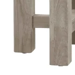 Croquet Teak Round Outdoor End Table 24.25 In. W X 22.87 In. H - Image 3