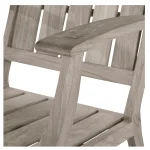 Croquet Teak Outdoor Lounge Chair - Image 9