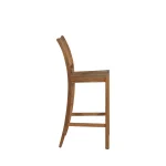 Croquet Teak Outdoor Bar Stool 30 In.