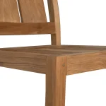 Croquet Teak Outdoor Bar Stool 30 In. - Image 12