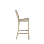 Croquet Teak Outdoor Bar Stool 30 In. - Image 19