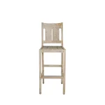 Croquet Teak Outdoor Bar Stool 30 In. - Image 18