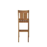 Croquet Teak Outdoor Bar Stool 30 In. - Image 17