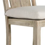 Croquet Teak Outdoor Bar Stool 30 In. - Image 16