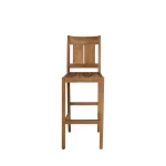 Croquet Teak Outdoor Bar Stool 30 In. - Image 14