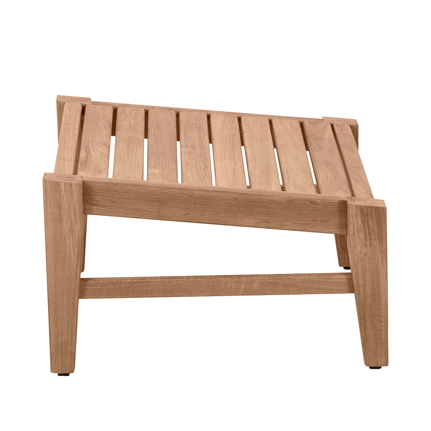2840-105381387 Croquet Teak Outdoor Ottoman - Image 1