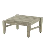Croquet Teak Outdoor Ottoman - Image 6