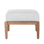 Croquet Teak Outdoor Ottoman - Image 5