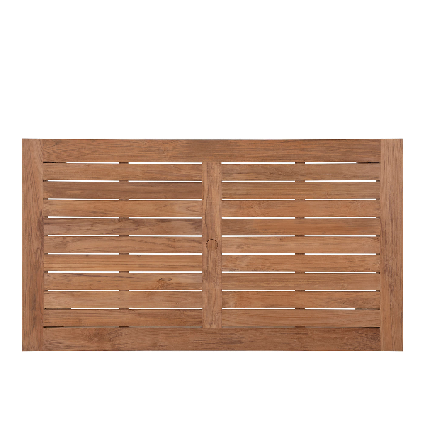 Croquet Teak Rectangle Outdoor Farm Table 77. 25 In. W X 30. 25 In. H