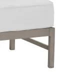 Club Teak Outdoor Sectional Slipper Chair - Image 11