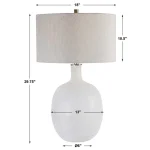 Whiteout Table Lamp - Image 11